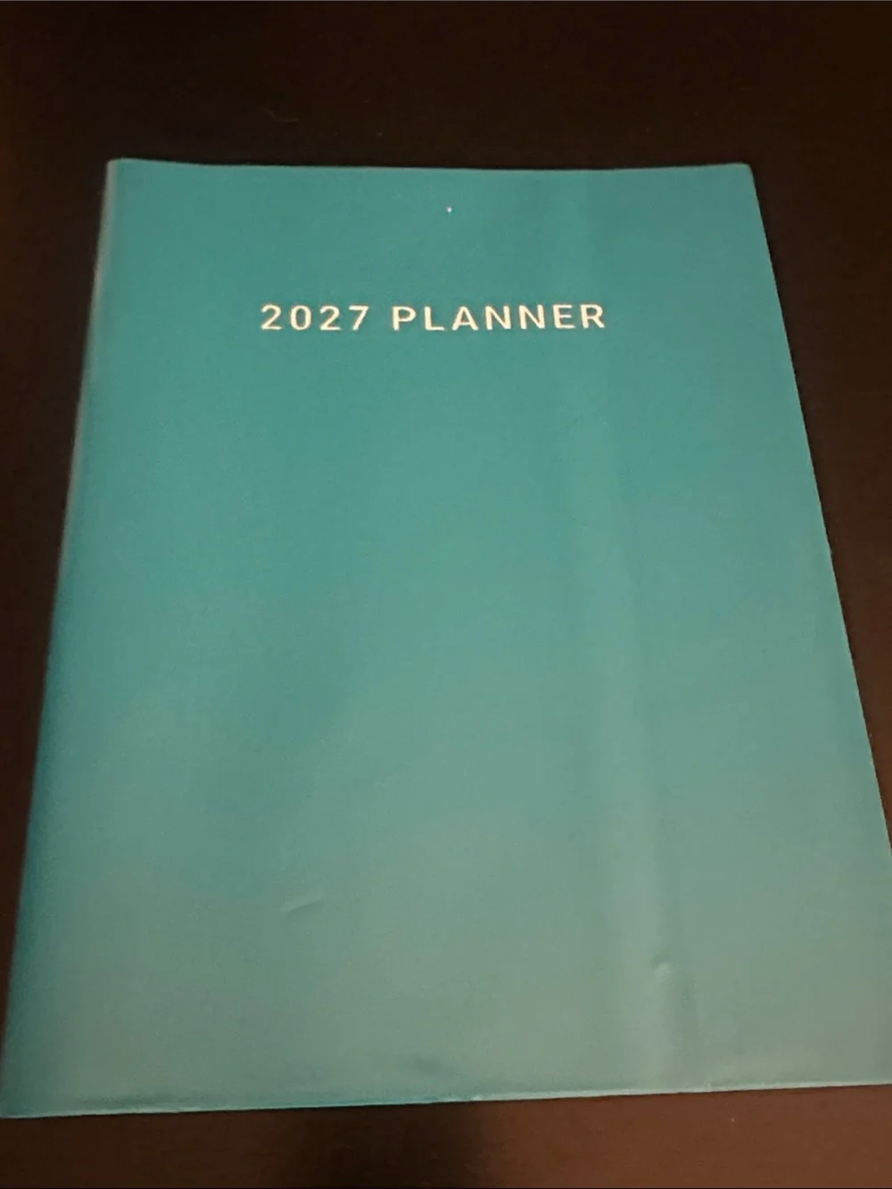 2027 Planner Teal Cover